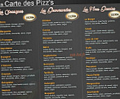 Tour De Pizz's menu