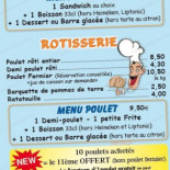 Sos Pizza Poulet Cardápio