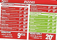 Milano's menu