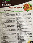 La Maison de la Pizza menu
