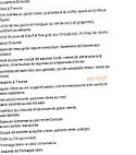 Les Plaisirs Gourmands menu