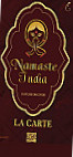 Namaste India menu