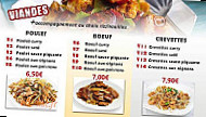 Wok N' Thaï menu