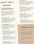 Antichi Sapori menu