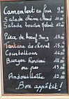 Café Les Colonnes menu