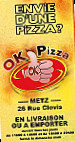 Ok Pizza menu