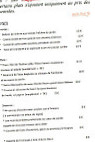 D'ici Et D'Ailleurs menu