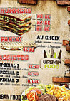 Urban Food menu