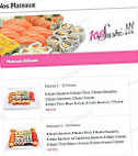 100 Sushi menu