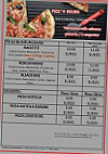 Pizz'a Bourg menu