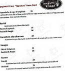 Spaghetti Jazz menu