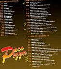 Paco Pizza menu