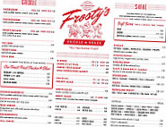Frosty’s Griddle And Shake menu