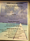 Down South And Grill menu