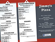 Jimmy's Pizza menu