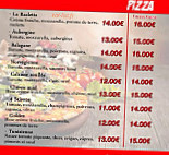 Golden PIZZA menu