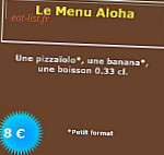 Hawaiian Pizza menu