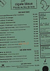 Auberge La Cigale Bleu menu
