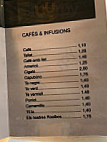 Casp Food menu