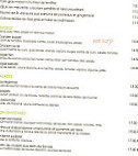 La Charrette menu