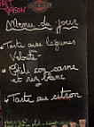 Le Renoir menu
