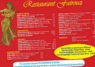 Fairouz menu