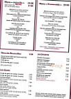 Restaurant La Croisette menu