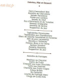 L Auberge De La Croix D’augas menu