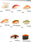 Sayuri Sushi menu