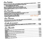 Le Coco Grill menu
