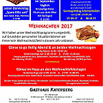 Gasthaus Katerberg menu