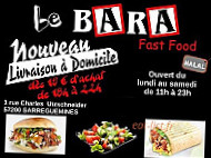 Le Bara menu