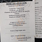 El Flechazo menu