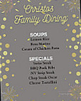 Christo's Family Dining menu