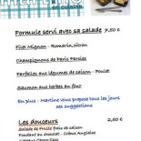 Martine En Cuisine Speisekarte