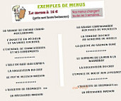 L'Auberge Du Bachelin menu