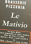 Restaurant Brasserie Pizzeria Le Mativio menu