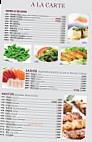 Fuji Tomy menu
