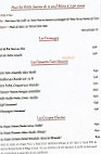Grill Restaurant De La Tour menu