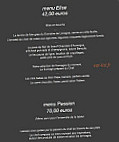 Lta La Table D'arthur menu