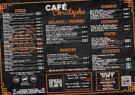 Cafe Christophe menu