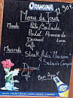 Cafe de la Gare menu