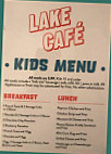 Lake Cafe menu