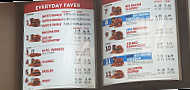 Wendy's menu