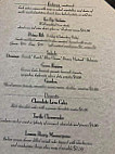 Historic Rock Tavern menu