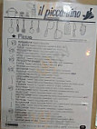 Il Piccantino menu