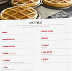 Waffle Factory menu