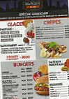 Burger Club menu