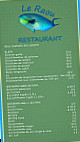 Le Zagaya menu