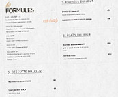 L'orée Du Château menu